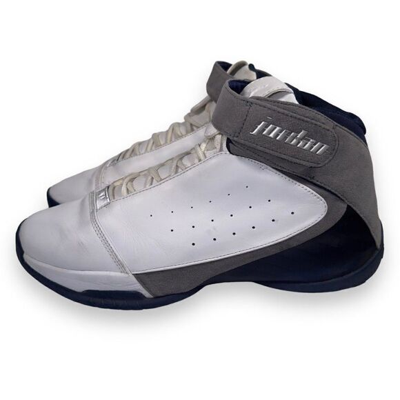 Jordan Team Strong 2005 'White Light Graphite Navy' 311868-102 Men's 13 - Picture 2 of 12